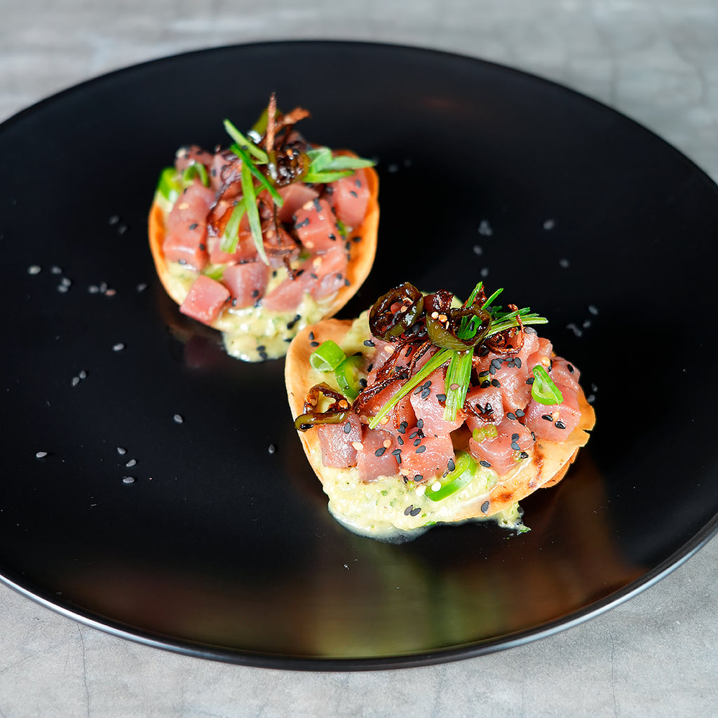 Tostadas de Atún Fresco