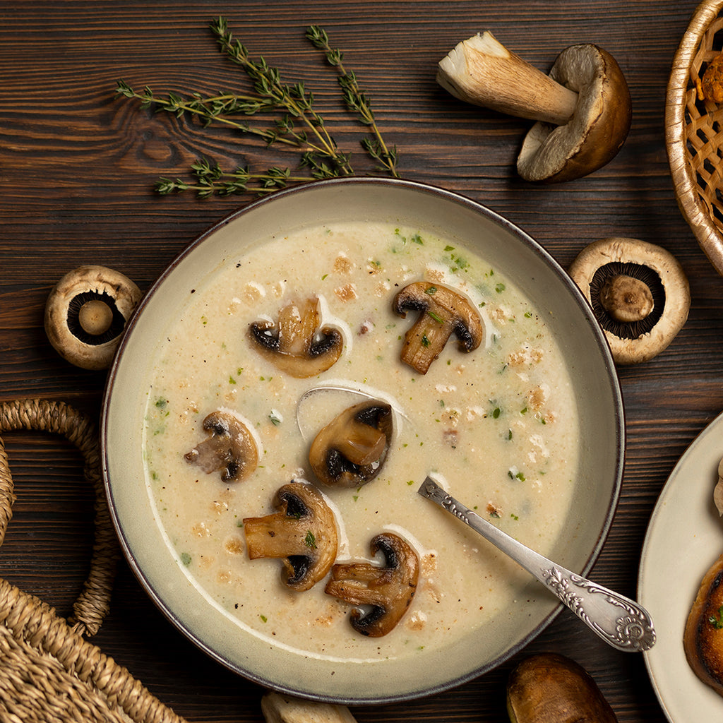 Sopa de champiñón