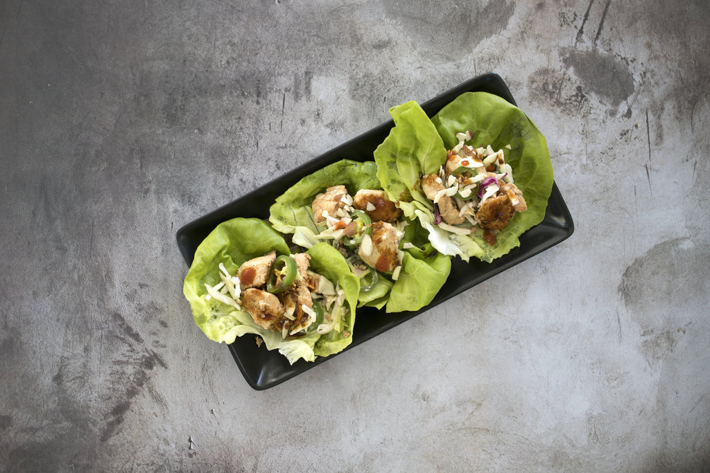 Tacos de Pescado en Lechuga