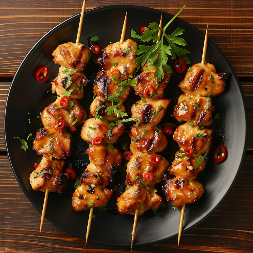 Brocheta de Pollo Teriyaki
